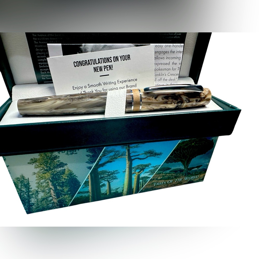 Monteverde~ Avenue of the Baobabs Fountain Pen (M nib/Trees of the World series)